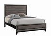 Watson Eastern King & Queen Bed Grey Oak and Black - Imperial Furniture (Las Vegas, NV) - Multi Location