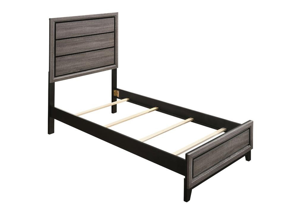 Watson Full & Twin Panel Bed Grey Oak - Imperial Furniture (Las Vegas, NV) - Multi Location