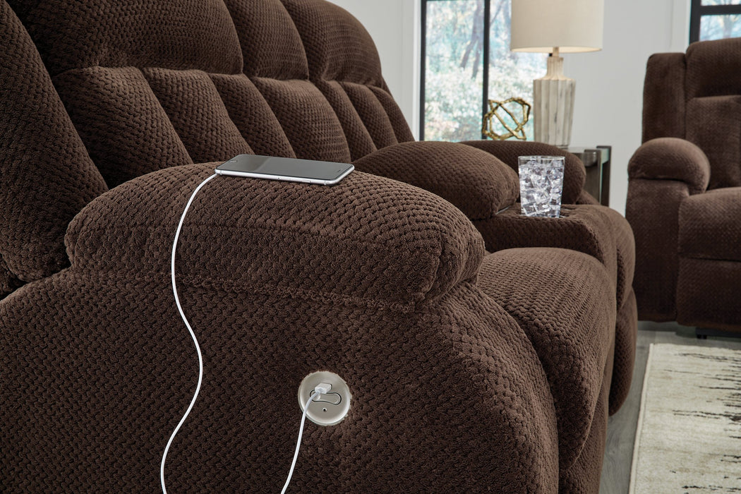 Observation Power Reclining Loveseat with Console - Imperial Furniture (Las Vegas, NV) - Multi Location