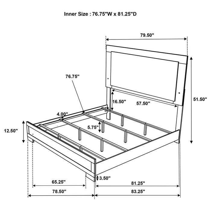 Hyland 4 & 5 Piece Bedroom Set E.King & Queen - Imperial Furniture (Las Vegas, NV) - Multi Location
