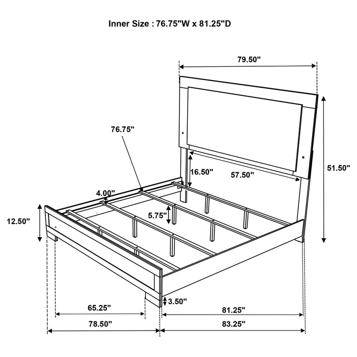 Hyland 4 & 5 Piece Bedroom Set E.King & Queen - Imperial Furniture (Las Vegas, NV) - Multi Location