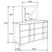 Hyland Dresser With Mirror - Imperial Furniture (Las Vegas, NV) - Multi Location