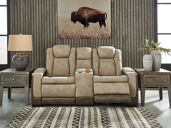 Next-Gen DuraPella Power Reclining Loveseat with Console - Imperial Furniture (Las Vegas, NV) - Multi Location