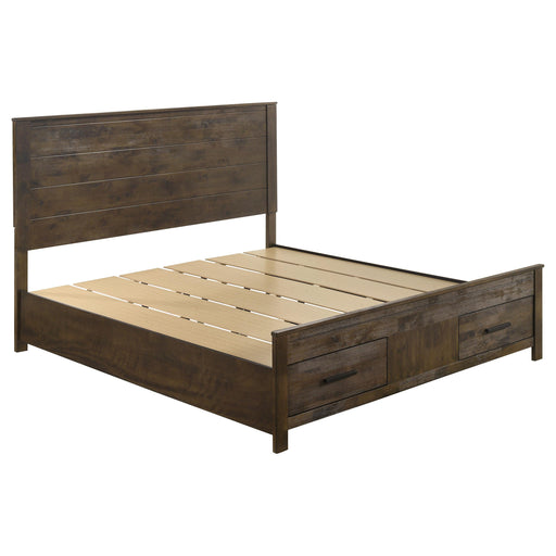 Woodmont Eastern King & Queen Storage Bed Rustic Golden Brown - Imperial Furniture (Las Vegas, NV) - Multi Location