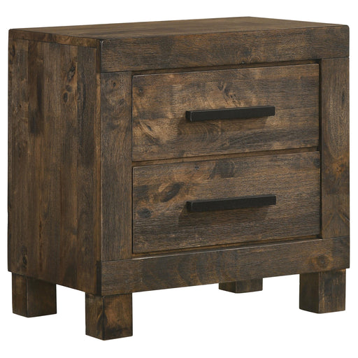 Woodmont 2-drawer Nightstand Rustic Golden Brown - Imperial Furniture (Las Vegas, NV) - Multi Location