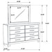 Woodmont Dresser With Mirror - Imperial Furniture (Las Vegas, NV) - Multi Location
