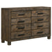 Woodmont 8-drawer Dresser Rustic Golden Brown - Imperial Furniture (Las Vegas, NV) - Multi Location