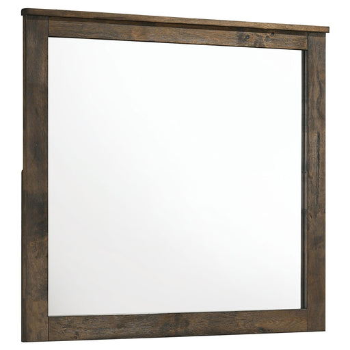 Woodmont Rectangle Dresser Mirror Rustic Golden Brown - Imperial Furniture (Las Vegas, NV) - Multi Location