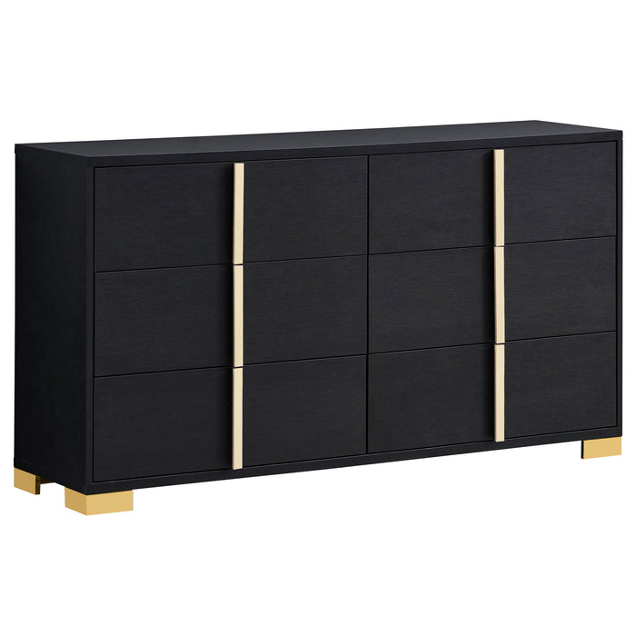 Marceline Bedroom Sets White & Black 4 & 5 Piece - Imperial Furniture (Las Vegas, NV) - Multi Location