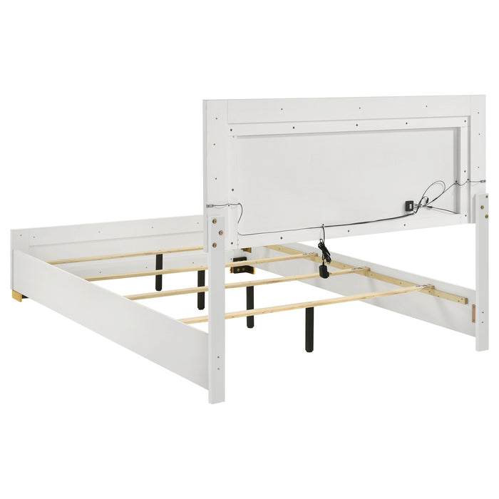 Marceline Bedroom Sets White & Black 4 & 5 Piece - Imperial Furniture (Las Vegas, NV) - Multi Location