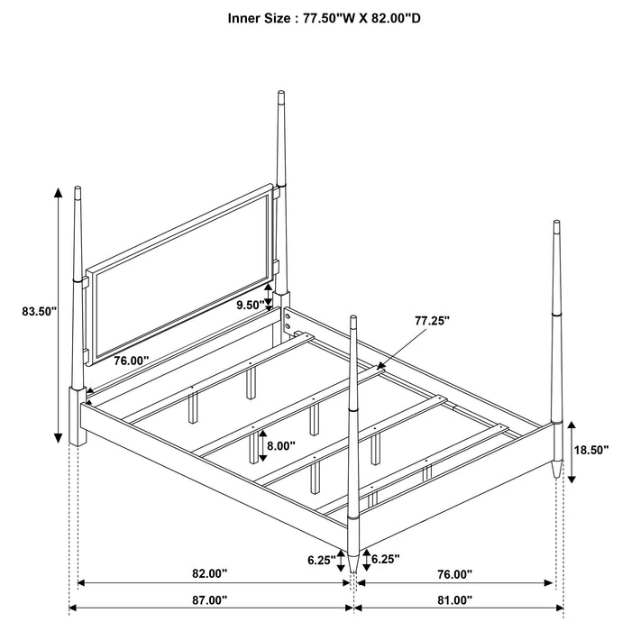 Emberlyn 4 Pc Bedroom Set - Imperial Furniture (Las Vegas, NV) - Multi Location