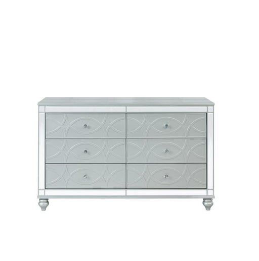 Gunnison 6-drawer Dresser Silver Metallic - Imperial Furniture (Las Vegas, NV) - Multi Location