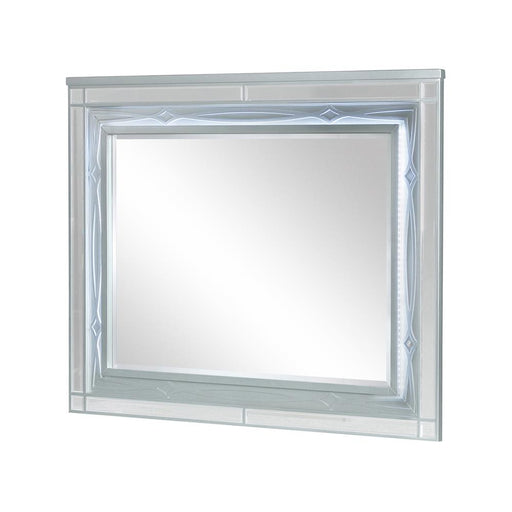 Gunnison Dresser Mirror with LED Lighting Silver Metallic - Imperial Furniture (Las Vegas, NV) - Multi Location
