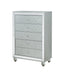 Gunnison 5-drawer Chest Silver Metallic - Imperial Furniture (Las Vegas, NV) - Multi Location