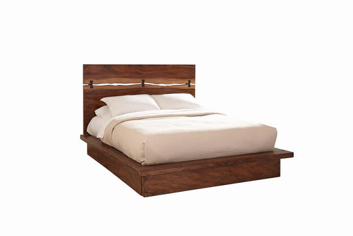 Winslow California King, E.King & Queen Bed Smokey Walnut and Coffee Bean - Imperial Furniture (Las Vegas, NV) - Multi Location