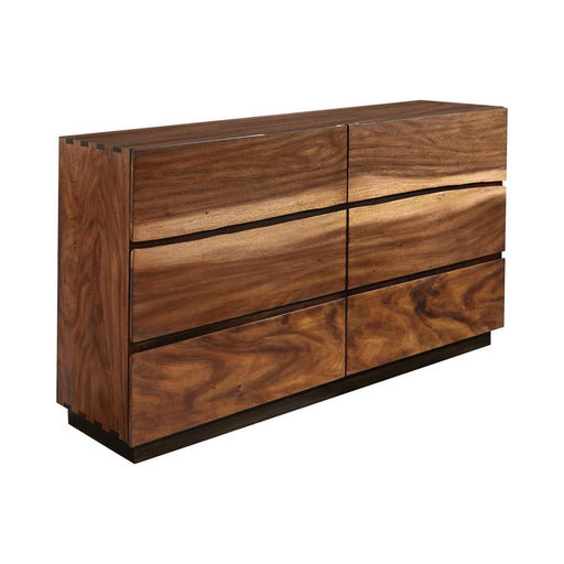 Winslow 6-drawer Dresser Smokey Walnut and Coffee Bean - Imperial Furniture (Las Vegas, NV) - Multi Location