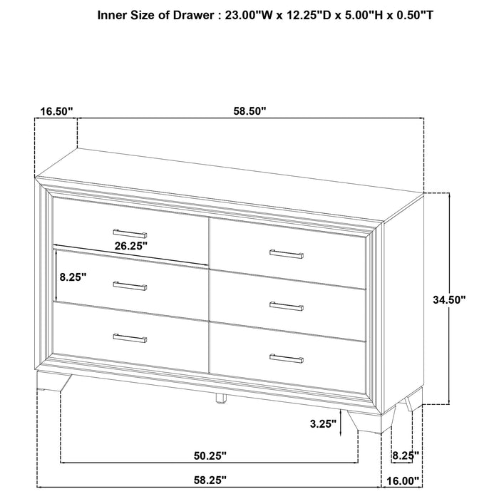 Wright 4 Pc Bedroom Set - Imperial Furniture (Las Vegas, NV) - Multi Location