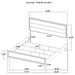 Wright California King Bed - Imperial Furniture (Las Vegas, NV) - Multi Location