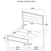 Wright California King Bed - Imperial Furniture (Las Vegas, NV) - Multi Location