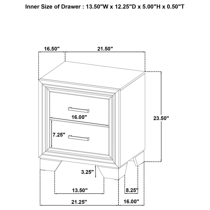 Wright Nightstand - Imperial Furniture (Las Vegas, NV) - Multi Location