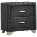Melody 2-drawer Upholstered Nightstand Grey - Imperial Furniture (Las Vegas, NV) - Multi Location