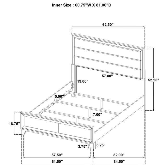 Welsley 4 Pc Bedroom Set - Imperial Furniture (Las Vegas, NV) - Multi Location