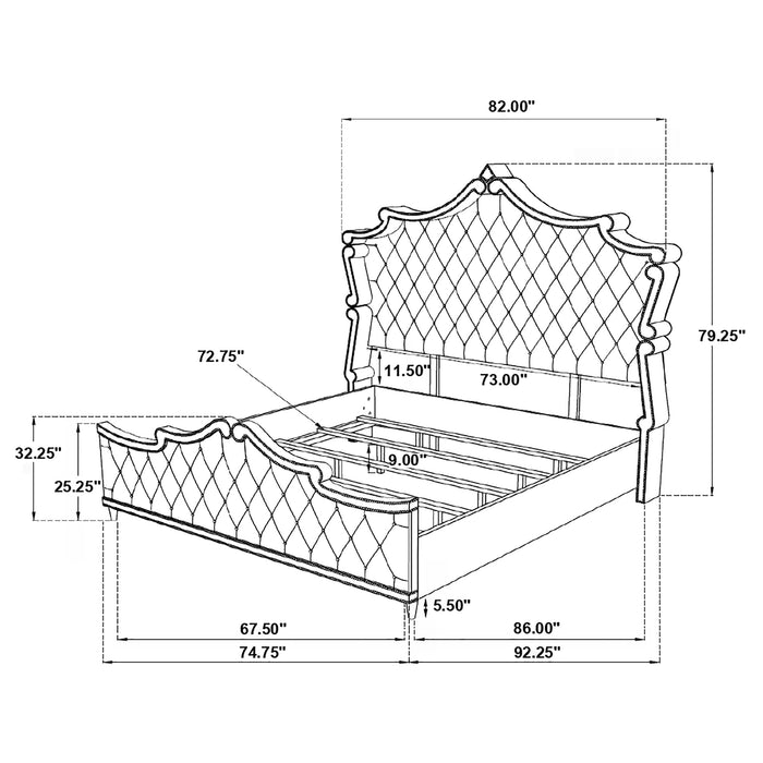 Antonella Queen Beds - Imperial Furniture (Las Vegas, NV) - Multi Location