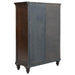 Andover 6-drawer Tempered Glass Door Chest Dark Oak - Imperial Furniture (Las Vegas, NV) - Multi Location