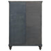 Andover 6-drawer Tempered Glass Door Chest Dark Oak - Imperial Furniture (Las Vegas, NV) - Multi Location