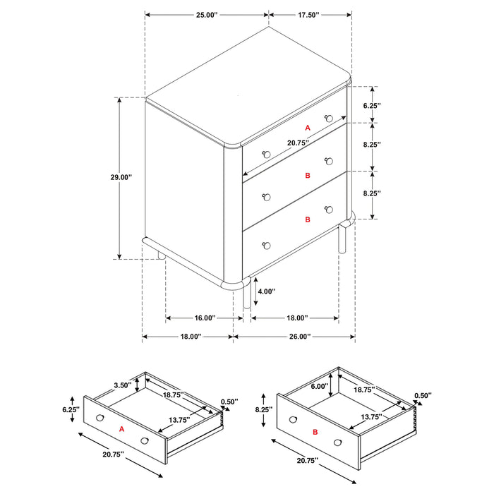 Arini Nightstands - Imperial Furniture (Las Vegas, NV) - Multi Location
