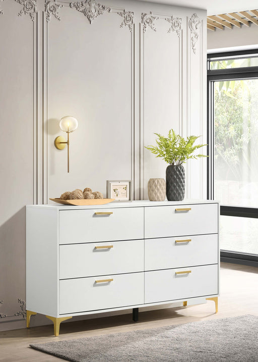 Kendall 6-drawer Dresser White - Imperial Furniture (Las Vegas, NV) - Multi Location
