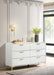 Kendall 6-drawer Dresser White - Imperial Furniture (Las Vegas, NV) - Multi Location