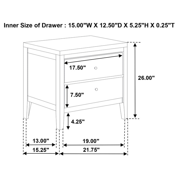 Wilkes 4 & 5 Piece E.King, Queen, Twin, & Full Bedroom Set - Imperial Furniture (Las Vegas, NV) - Multi Location
