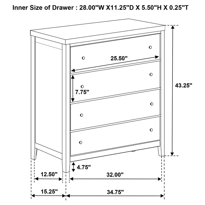 Wilkes 4 & 5 Piece E.King, Queen, Twin, & Full Bedroom Set - Imperial Furniture (Las Vegas, NV) - Multi Location