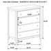 Wilkes 4 & 5 Piece E.King, Queen, Twin, & Full Bedroom Set - Imperial Furniture (Las Vegas, NV) - Multi Location