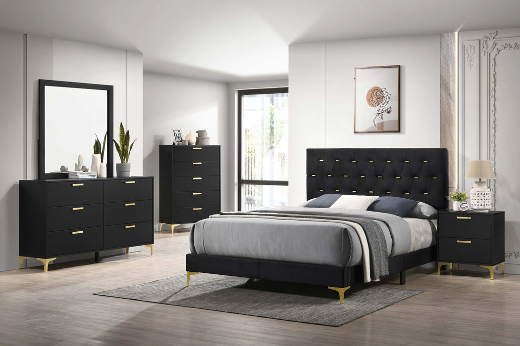 Kendall Panel Bed Black - Imperial Furniture (Las Vegas, NV) - Multi Location