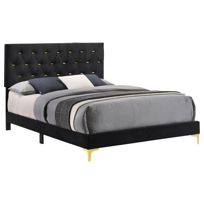 Kendall Panel Bed Black - Imperial Furniture (Las Vegas, NV) - Multi Location