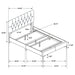 Kendall Panel Bed Black - Imperial Furniture (Las Vegas, NV) - Multi Location