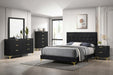 Kendall Panel Bed Black - Imperial Furniture (Las Vegas, NV) - Multi Location