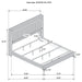 Lucia 4 & 5 Piece Bedroom Set King & Queen Beige & Grey - Imperial Furniture (Las Vegas, NV) - Multi Location