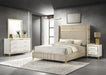 Lucia 4 & 5 Piece Bedroom Set King & Queen Beige & Grey - Imperial Furniture (Las Vegas, NV) - Multi Location