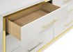 Lucia 4 & 5 Piece Bedroom Set King & Queen Beige & Grey - Imperial Furniture (Las Vegas, NV) - Multi Location