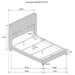 Lucia 4 & 5 Piece Bedroom Set King & Queen Beige & Grey - Imperial Furniture (Las Vegas, NV) - Multi Location