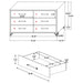 Lucia 4 & 5 Piece Bedroom Set King & Queen Beige & Grey - Imperial Furniture (Las Vegas, NV) - Multi Location