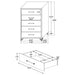 Lucia 5 Pc Bedroom Set - Imperial Furniture (Las Vegas, NV) - Multi Location