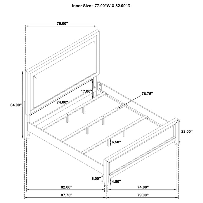 Marielle 4 Pc Bedroom Set - Imperial Furniture (Las Vegas, NV) - Multi Location