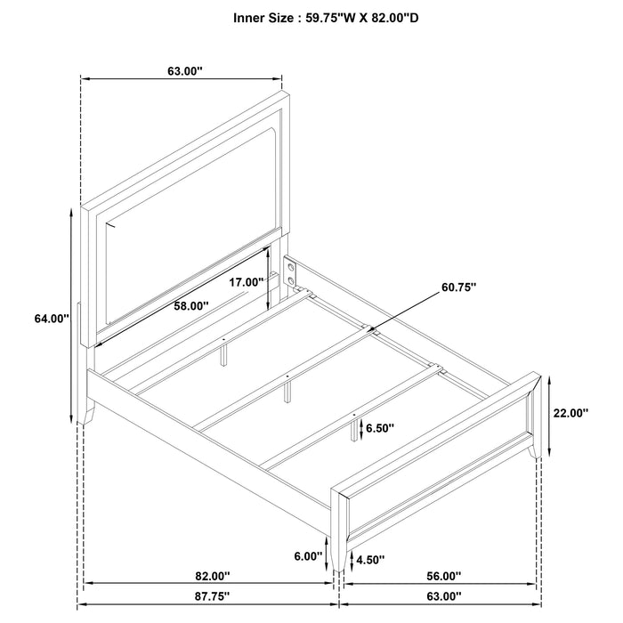 Marielle 4 Pc Bedroom Set - Imperial Furniture (Las Vegas, NV) - Multi Location