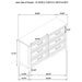 Marielle 4 Pc Bedroom Set - Imperial Furniture (Las Vegas, NV) - Multi Location