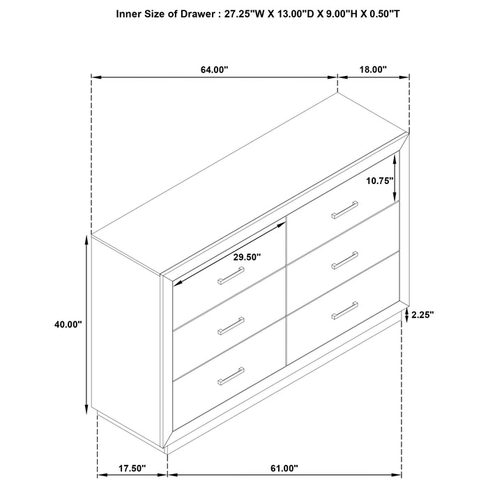 Kenora 4 & 5 Piece Bedroom Set E.King, Queen, & Cal.king - Imperial Furniture (Las Vegas, NV) - Multi Location