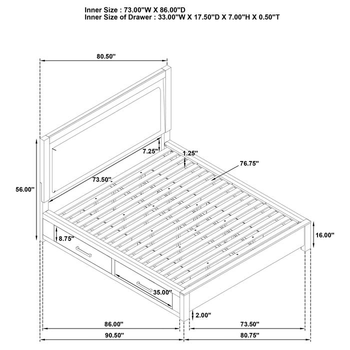 Kenora 4 & 5 Piece Bedroom Set E.King, Queen, & Cal.king - Imperial Furniture (Las Vegas, NV) - Multi Location